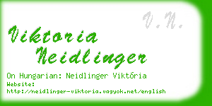 viktoria neidlinger business card